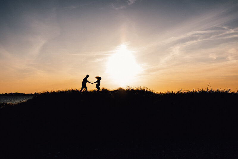 West Wittering Beach engagement shoot