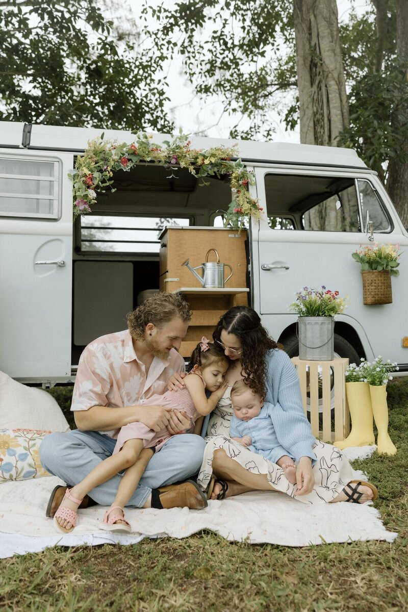 cristina pelino's portfolio image of family in south florida