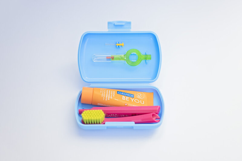 travel size oral hygiene kit