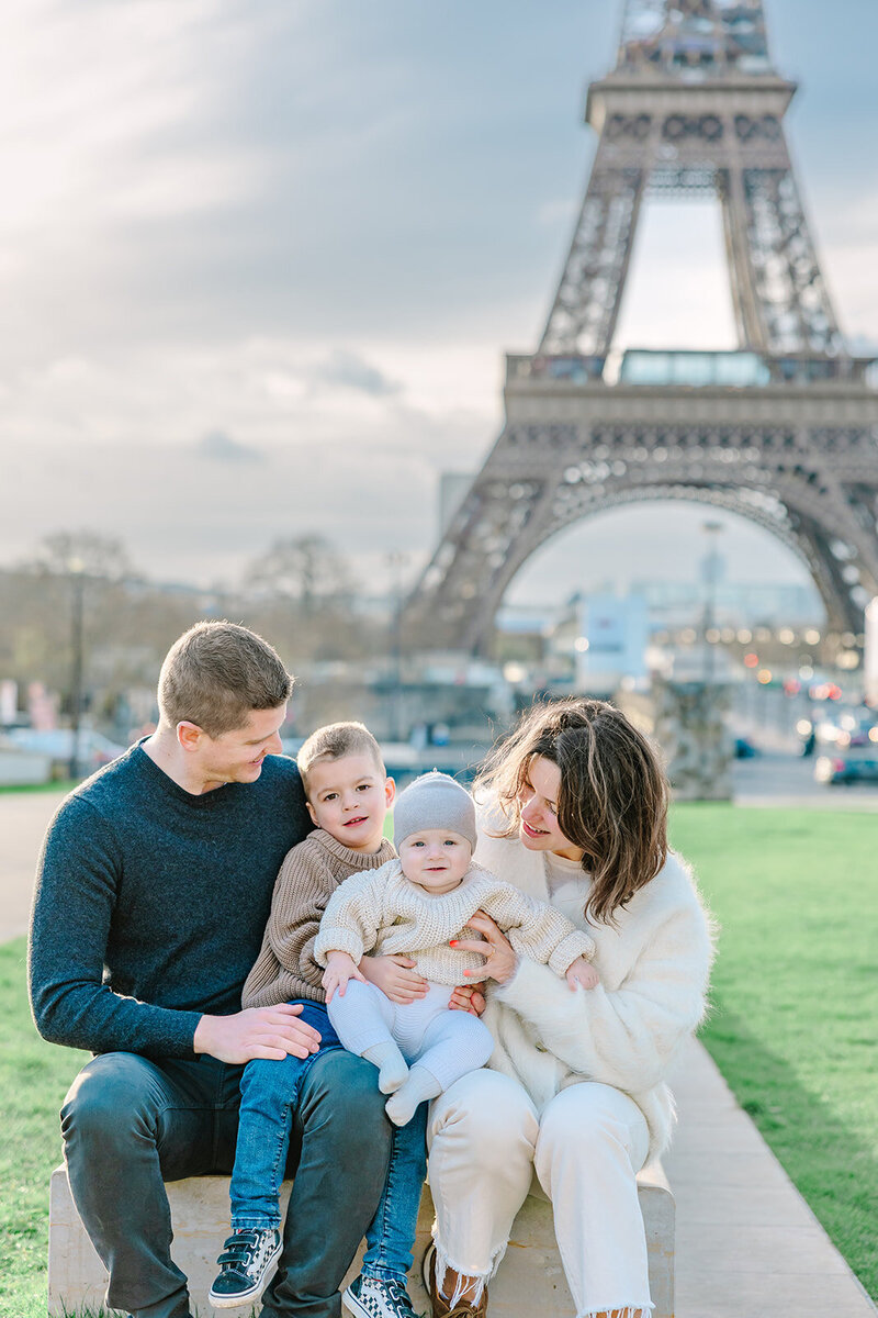 Eiffel Tower - Trocadero - Family -  NM6A3313-Edit