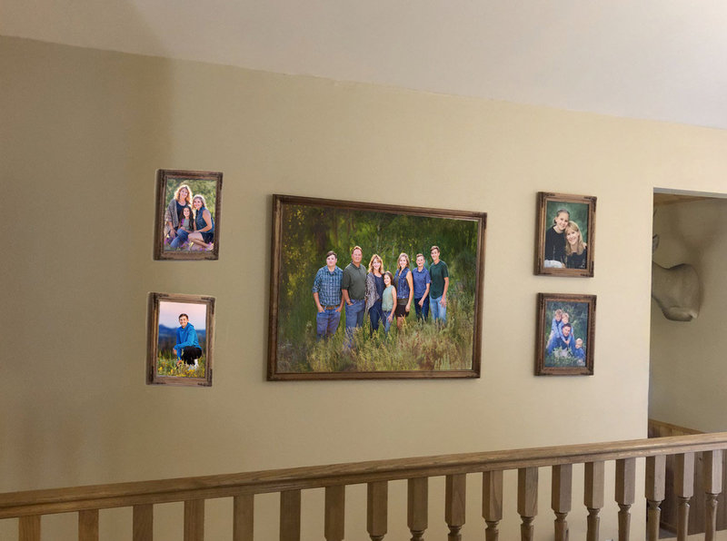 A home showing how to display your photos from  Laramie Wyoming.