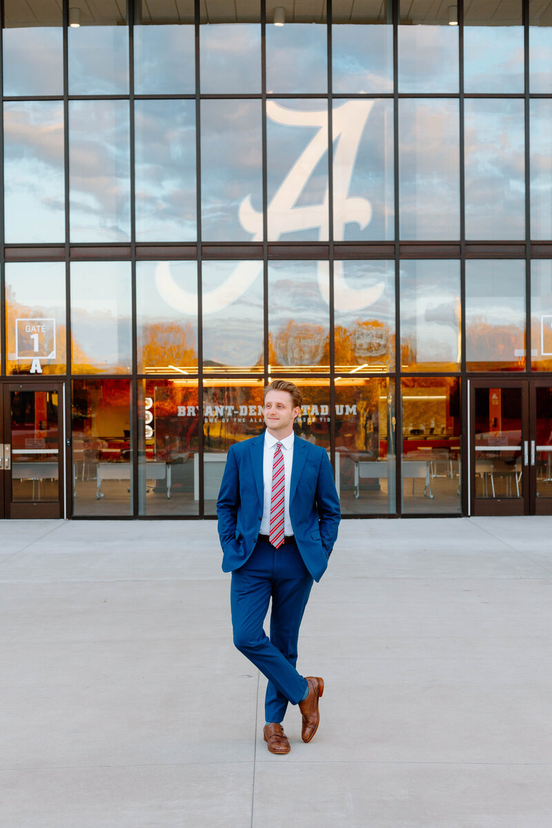 Male Graduation Portraits at the University of Alabama