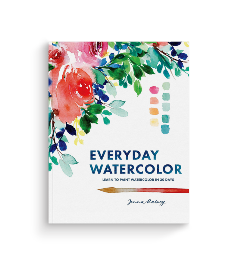 Everyday Watercolor: Learn to Paint Watercolor in 30 Days : Rainey, Jenna:  : Libros