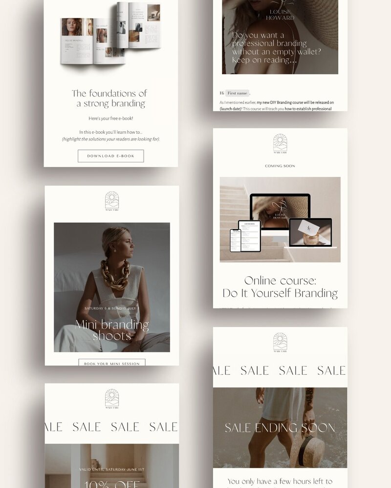 Minimal Flodesk templates Wabi Sabi 3