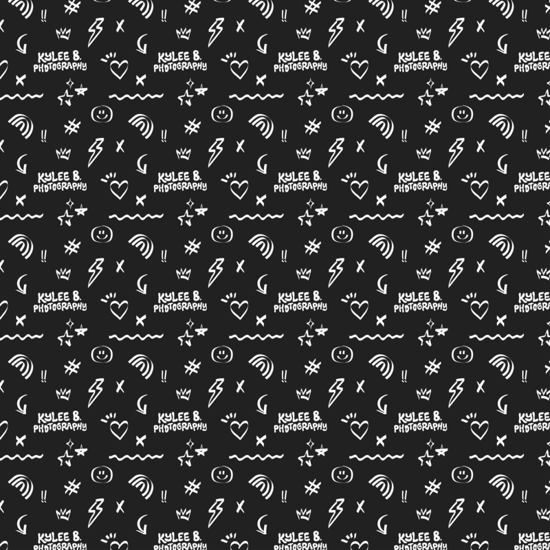 black and white patterned Kylee B Photography wallpaper