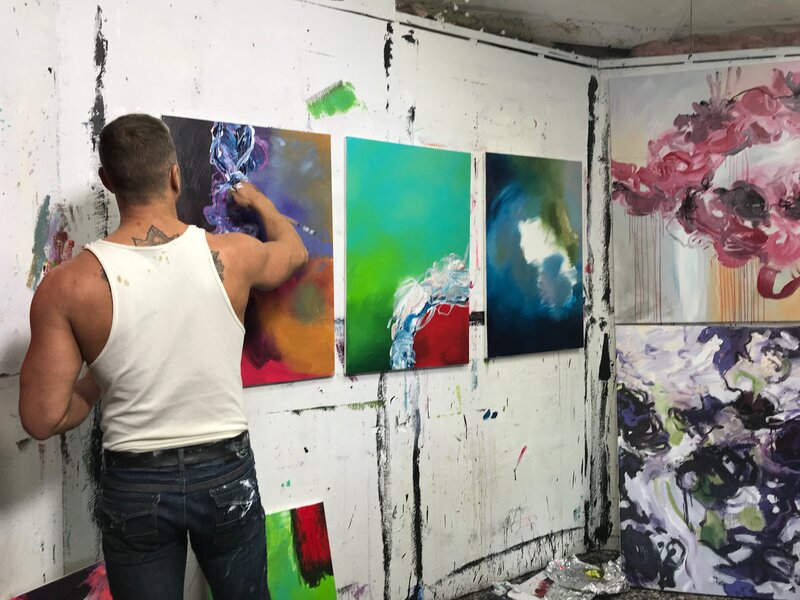 Brent Ray Fraser Paintings - The 100 TV Show 2018 - 29