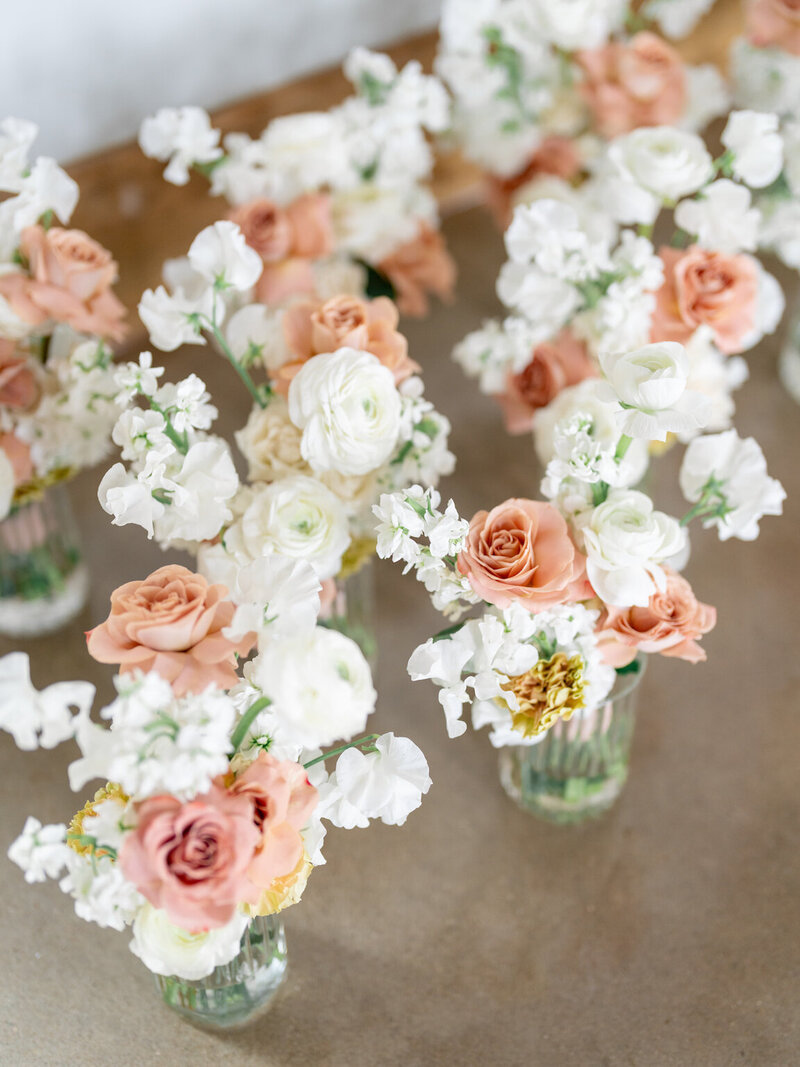 Bride getting ready in Canyonwood Ridge bridal suite with natural light and soft details