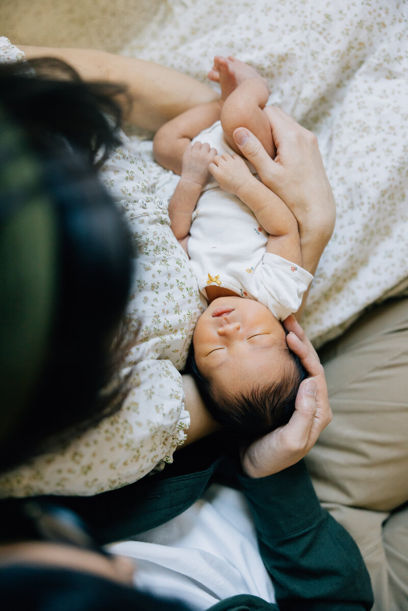 In Home Newborn Photo Session Nashville TN