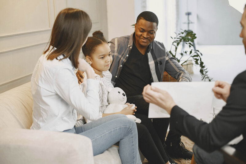 Family in therapy together