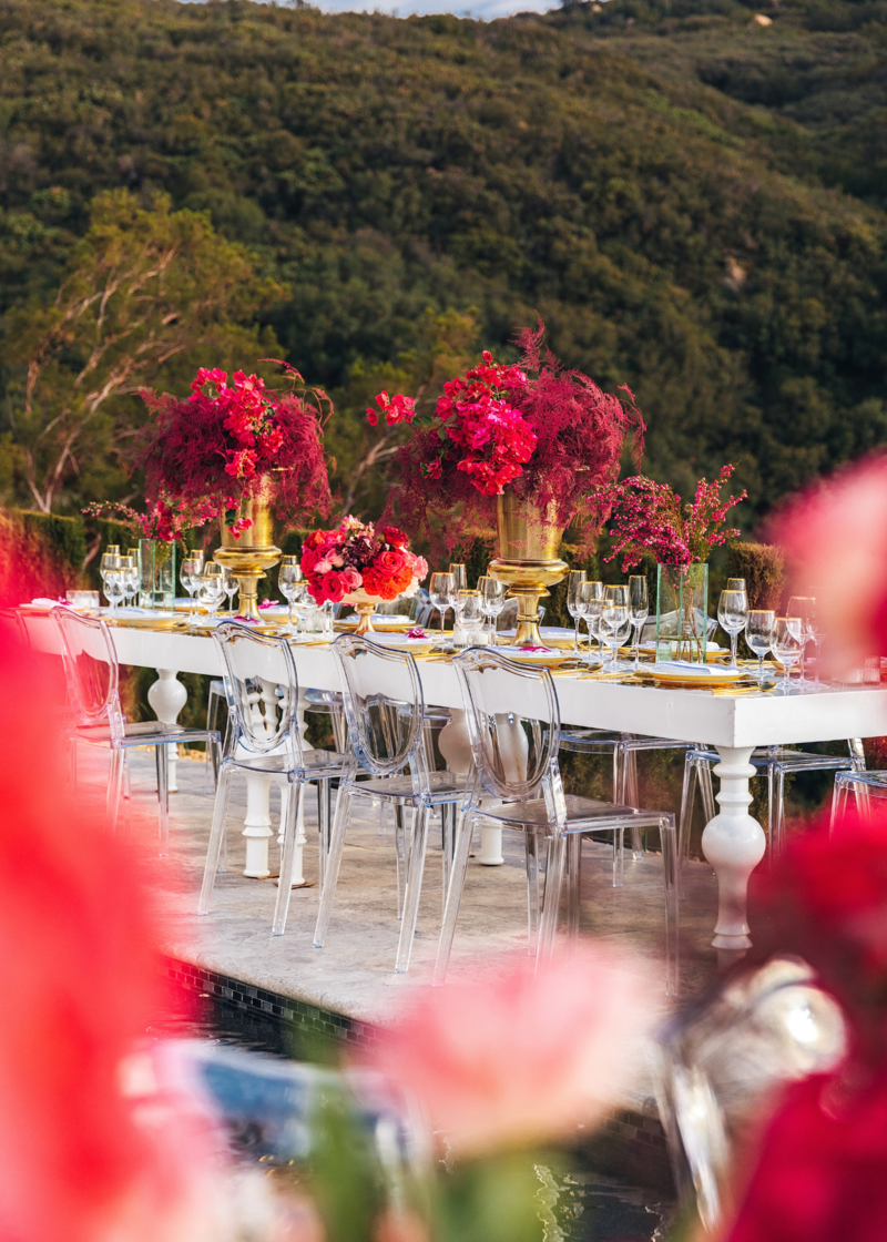 Elana Events bride walking down the aisle in Palos Verdes, California