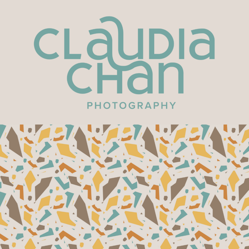 Logo and brand pattern for Claudia Chan Photography