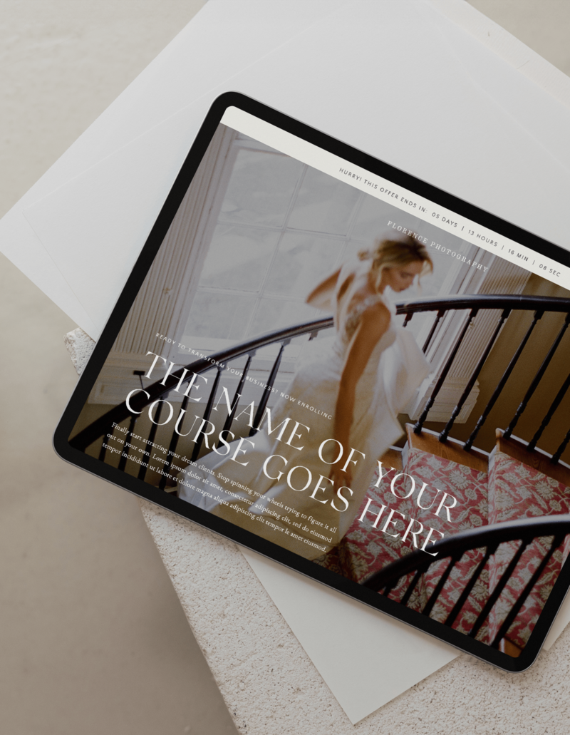 Showit Website Template