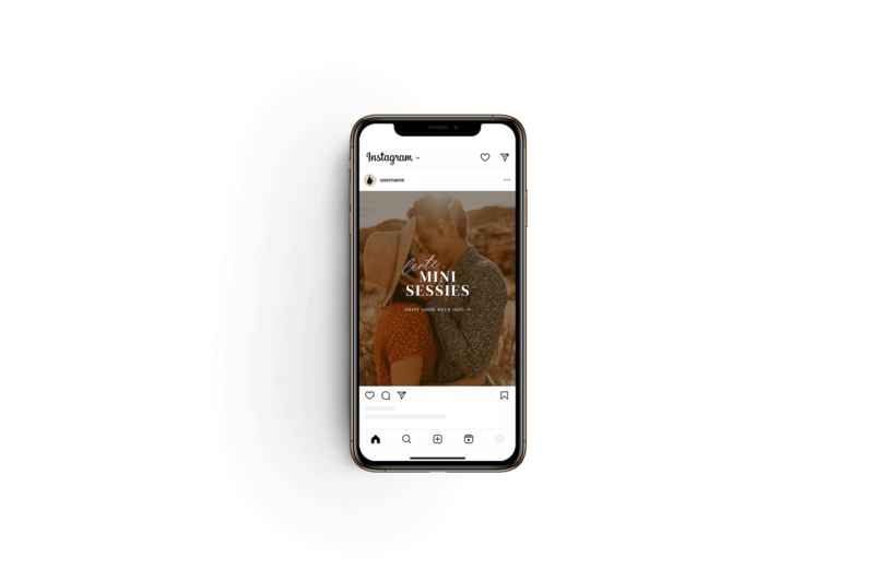 Boho Instagram post templates
