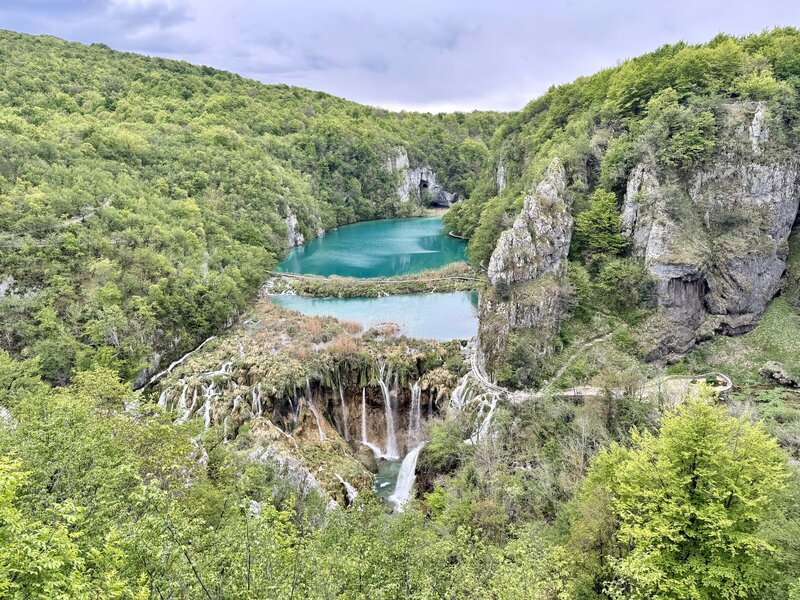 Plitvice Lakes NP Croatia postcard view 