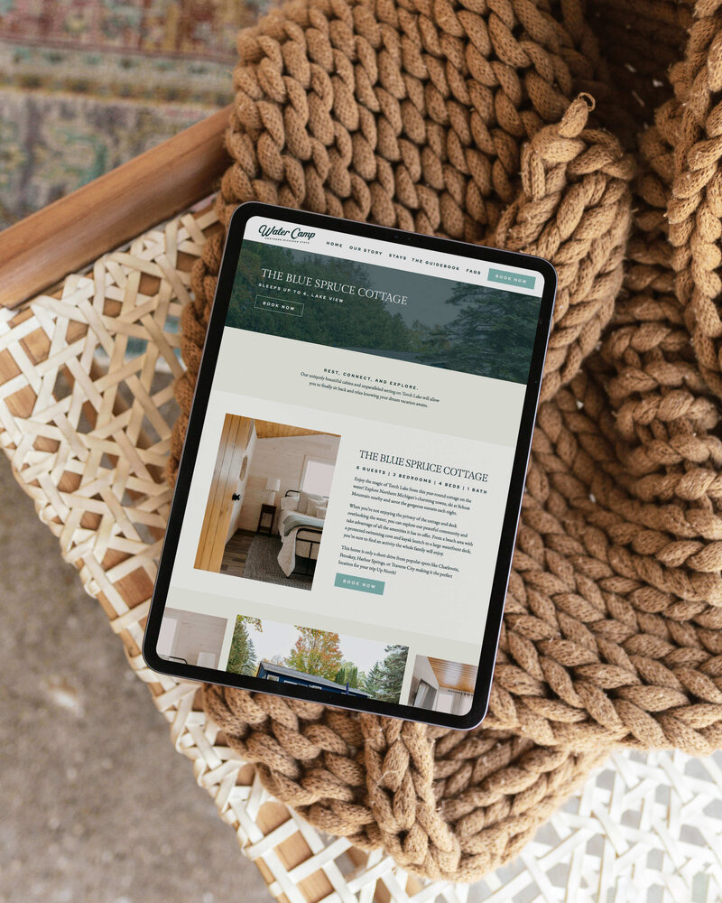 Northern Michigan Airbnb Brand and Website Design 21
