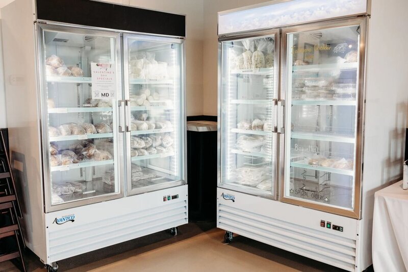 Fresh, refrigerated baked goods at Mason Dixon Bakery