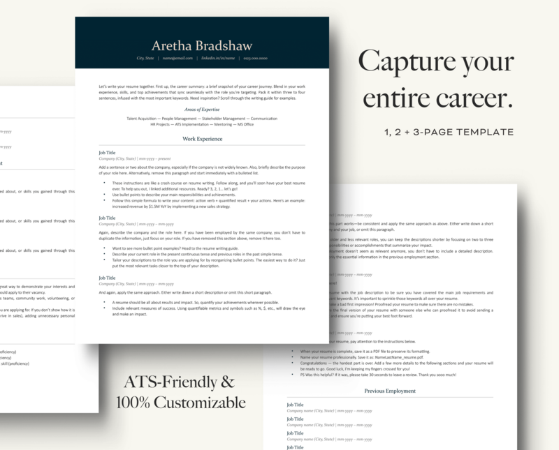 ATS-FRIENDLY RESUME + COVER LETTER