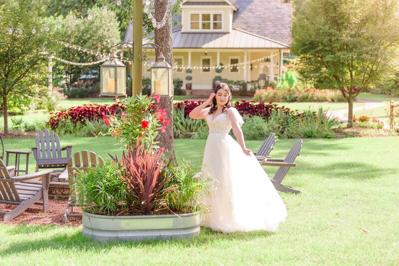 Weddings at Alexander Homestead can be held on this beautiful lawn.