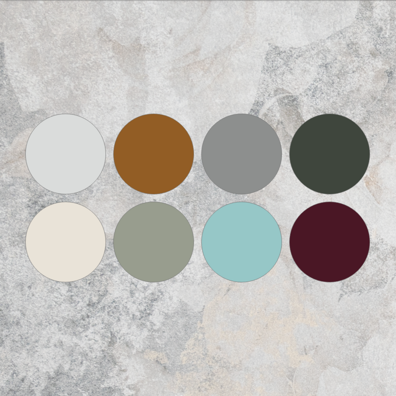 Southern Academia Inspired Neutral, saturated color scheme