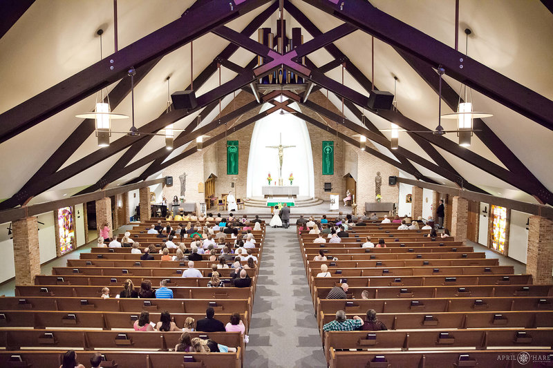 Catholic Wedding at St. Mary Catholic Church in Greeley CO