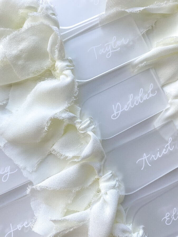 brand calligraphy invites