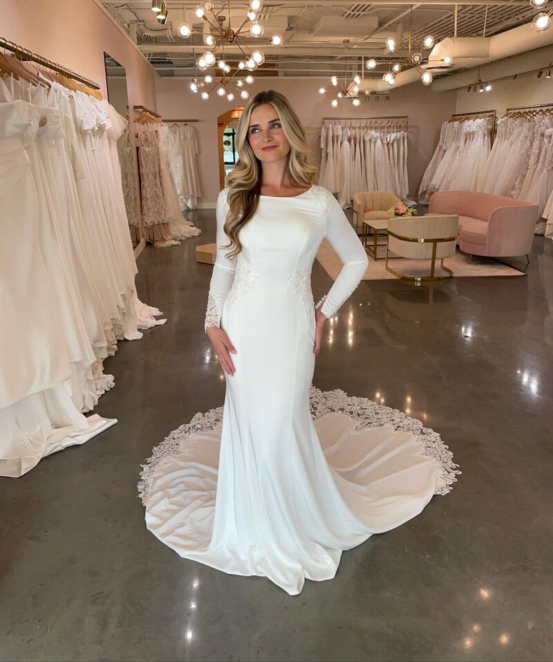 The Blushing Bride Boutique Modest Collection  Salt Lake City 