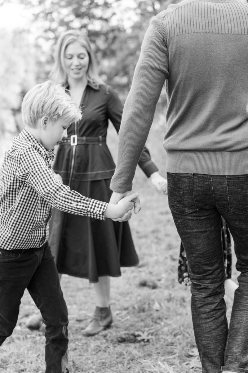 family holding hands