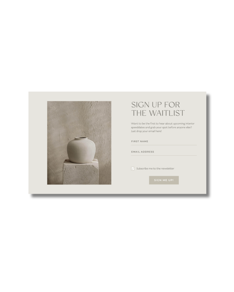 Flodesk signup forms Fern & Fig 3