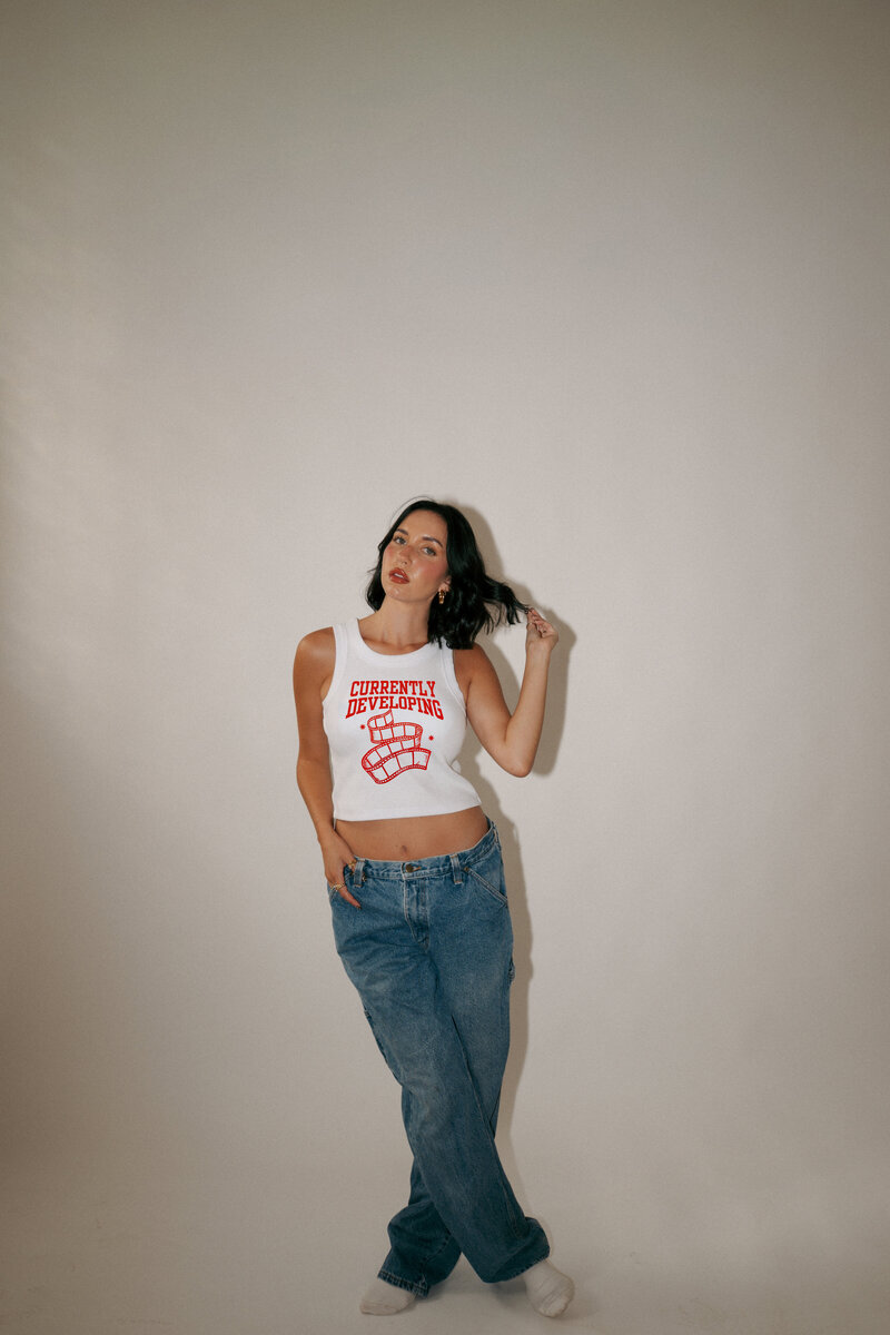 currently developing photographer film merch tank