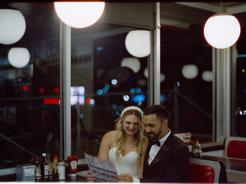 beautiful wedding on film with a vintage feel