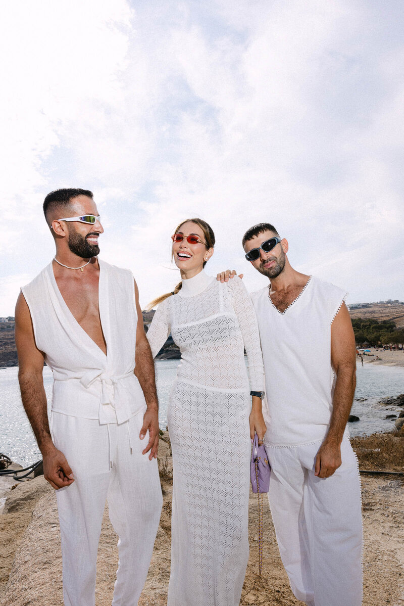 pre wedding day boat mykonos greece 10