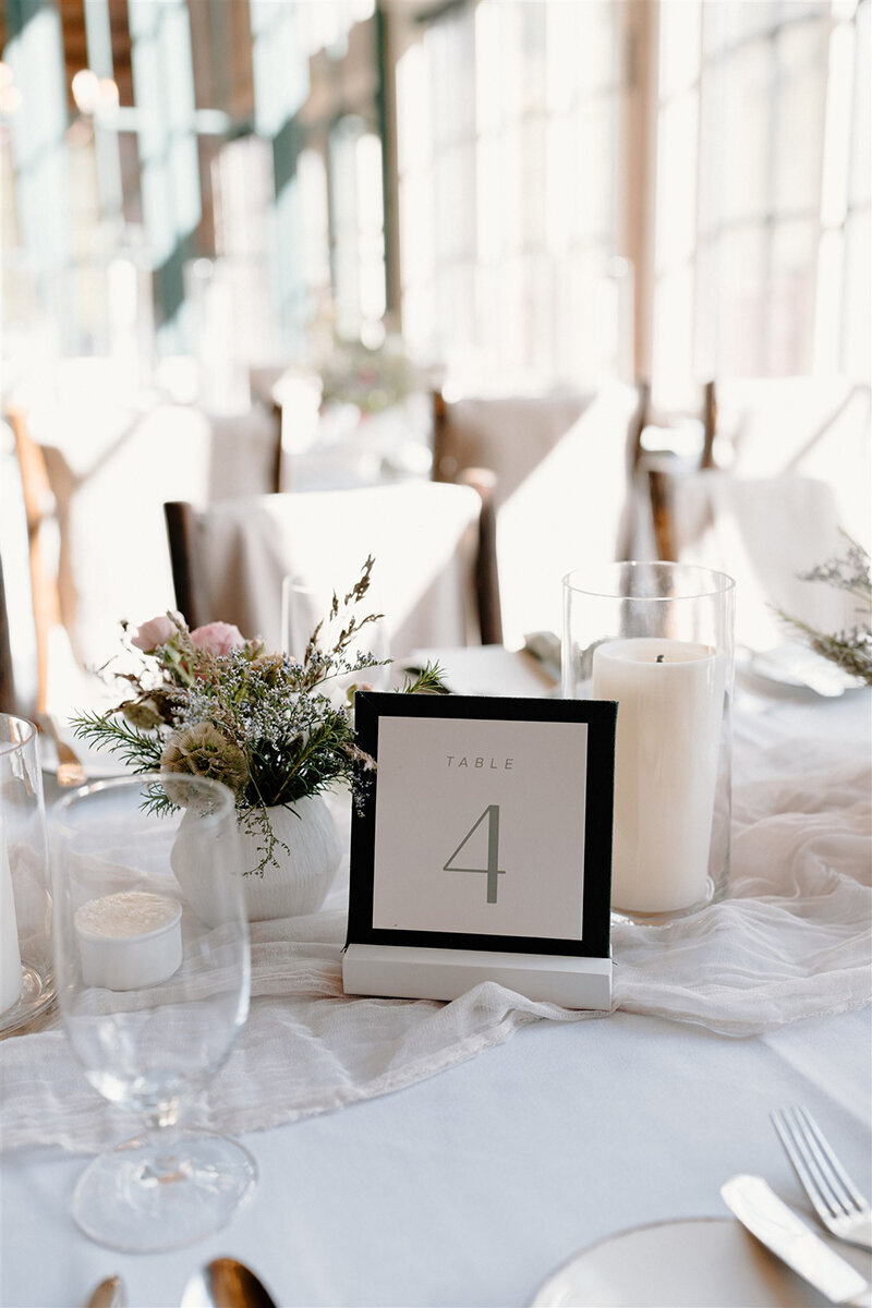Fabric Table Number