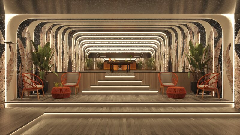 Anatomy Gym Miami Spa Area Design