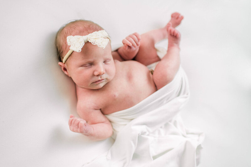 Tallahassee Newborn Photographer light and airy photos