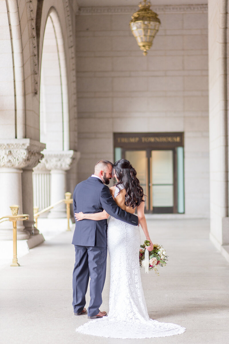 Catherine & Matt  Trump International Hotel Wedding DC  Taylor Rose Photography  Bride & Groom-23