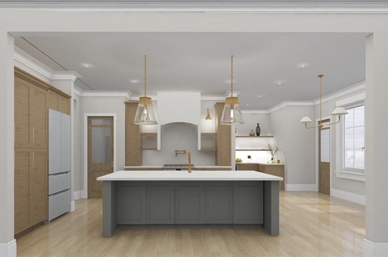 kitchen design for new construction in Mint Hill NC by Gracious Home Interiors, Interior Designer Charlotte