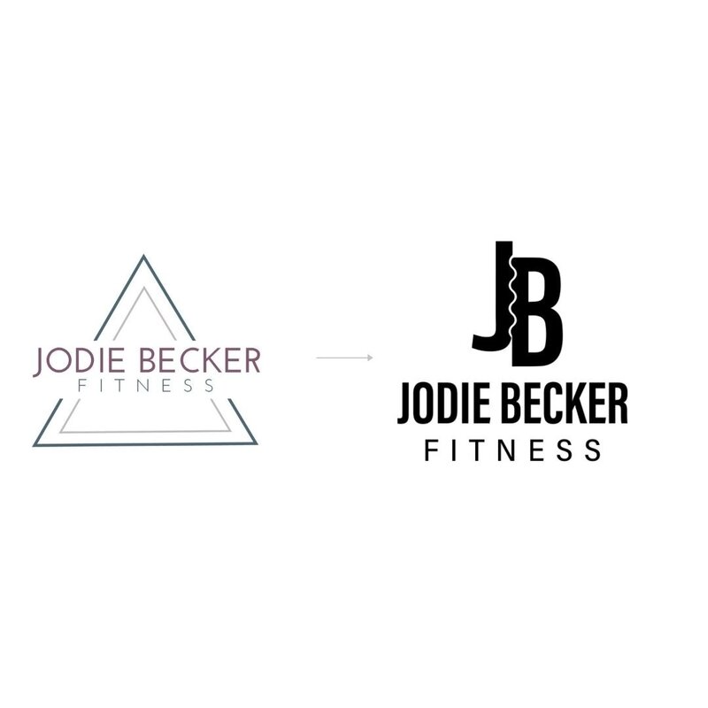 Before and after of JBF branding