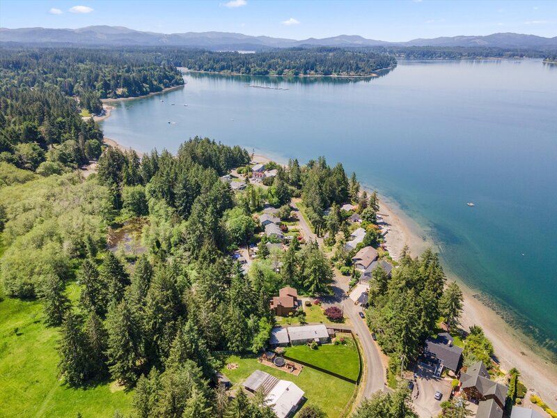 Overhead view of The South Sound, WA Washington Stage
