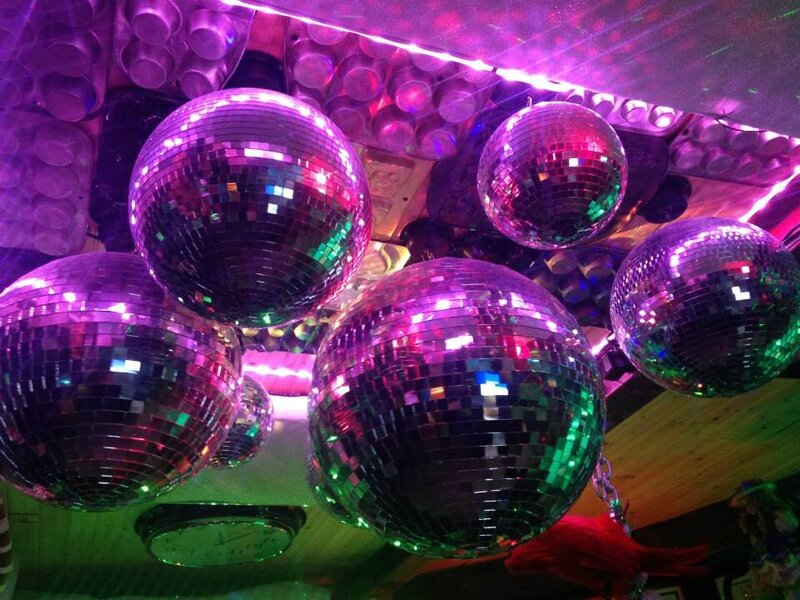 Brent Ray Fraser Disco Balls Installation Silo Studio - 2015