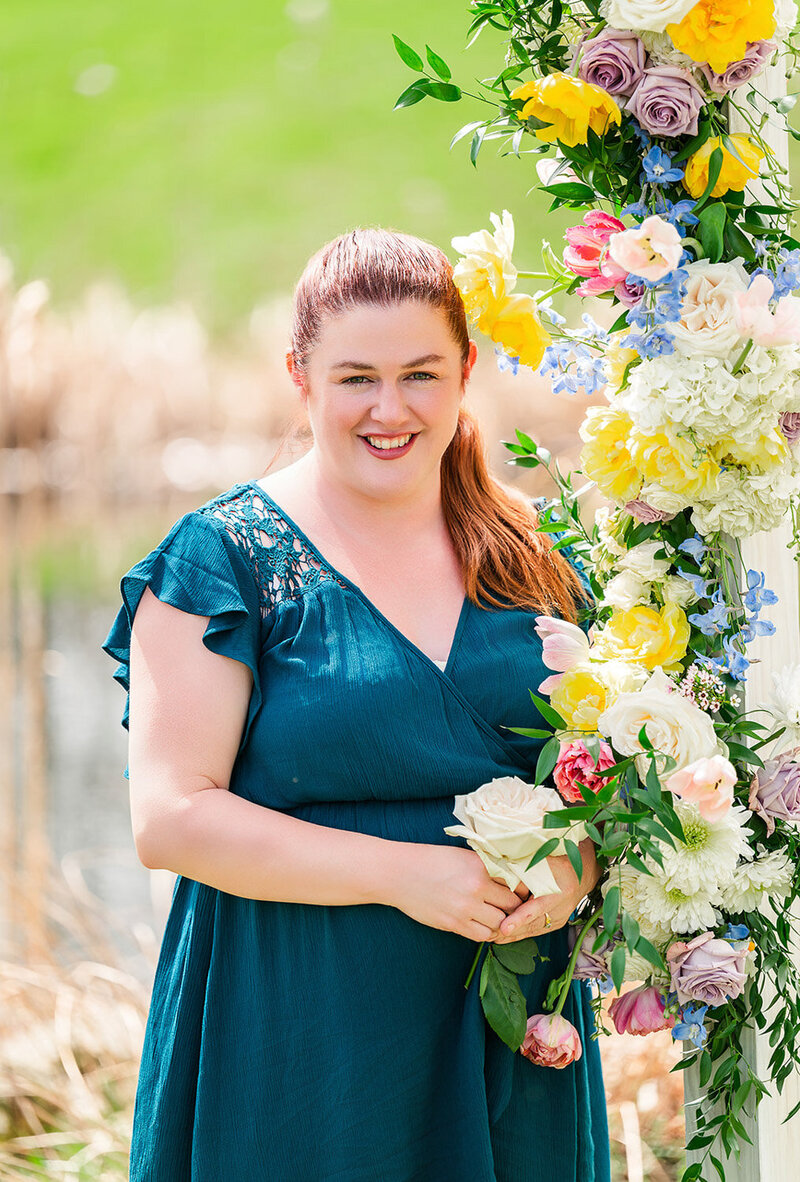 Photo of Beth, the owner of Sassy Diva Designs, a San Francisco wedding planner and florist