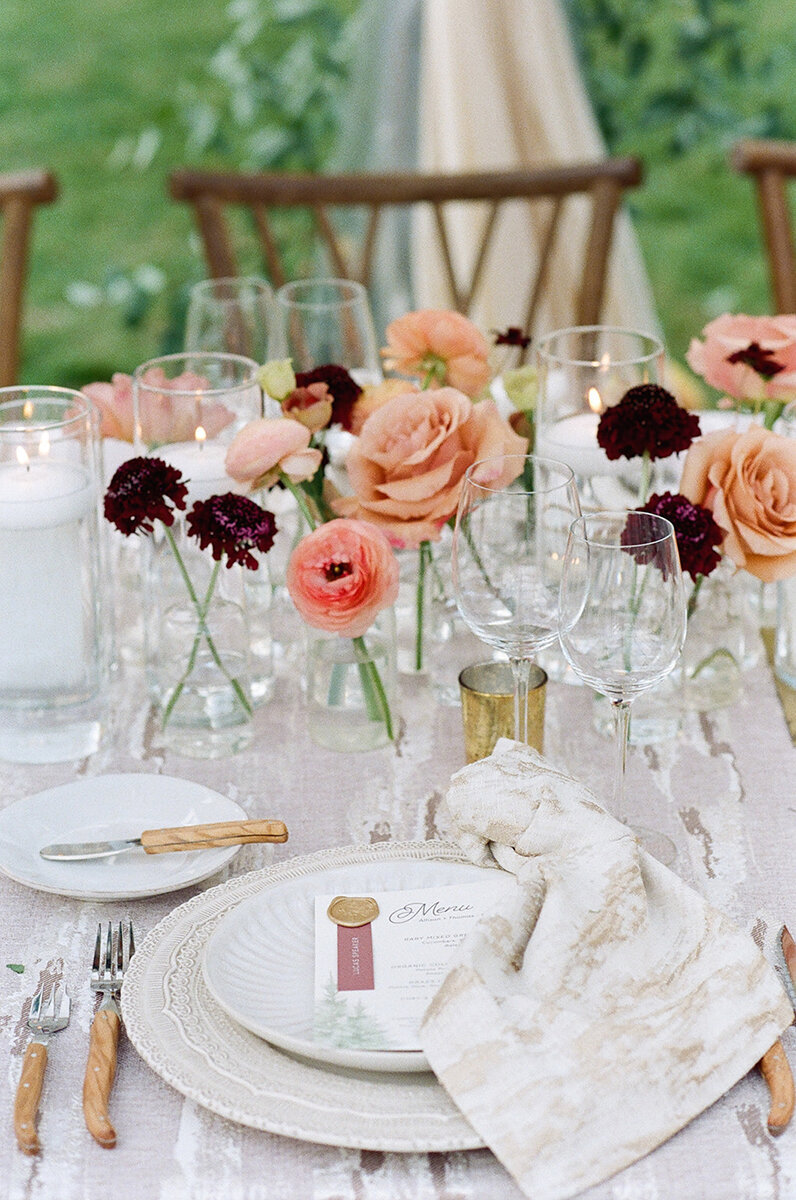 Fall Wedding Menu