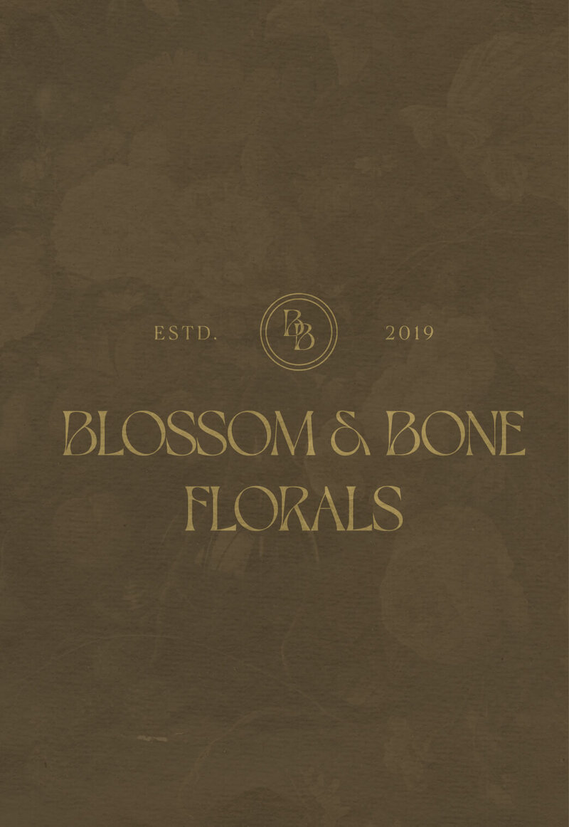 Branded Instagram integration on floral website layout