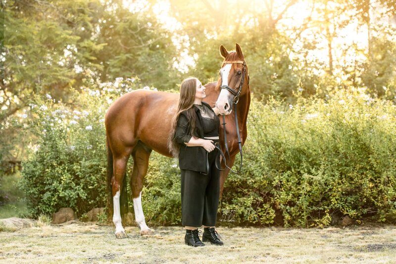 16. Hawkesbury Horse Photography chestnut horse and owner Half Steps Photography