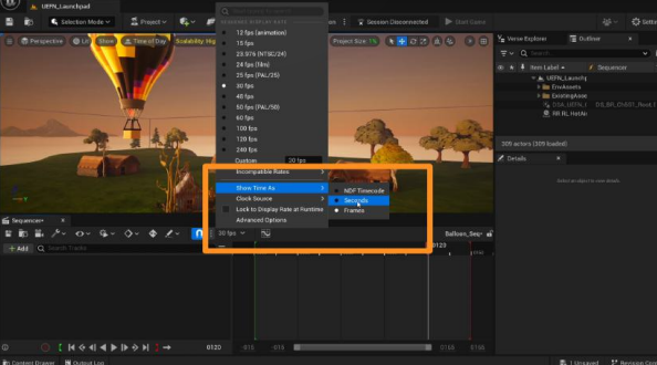 An annotated screenshot of Unreal Engine for Fortnite from out microcourse