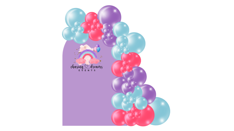 balloon garland and arch for rent in Westchester NY