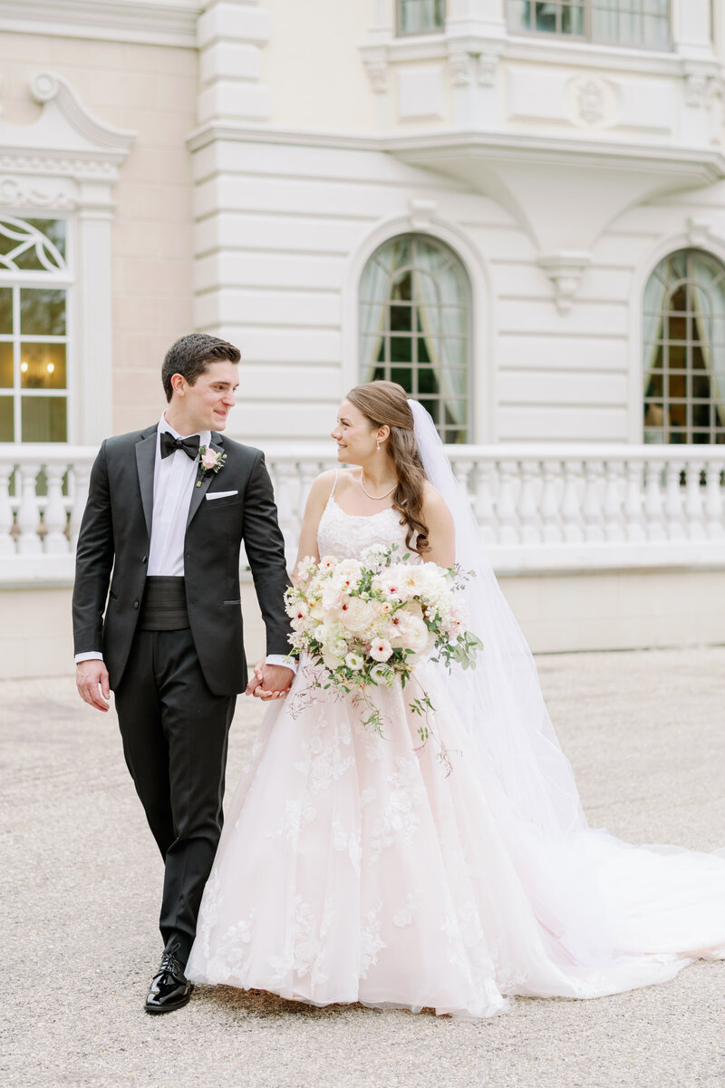 Classic  Pink and White Wedding  at Ashford Estate in Allentown New Jersey