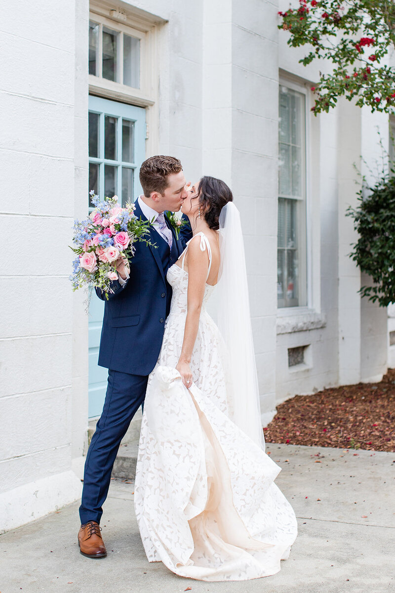 Vintage Church & Cannon Room Downtown Raleigh NC Wedding_Katelyn Shelley Photography (124)