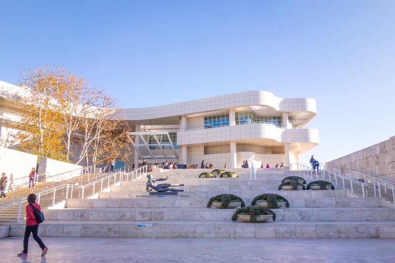 Getty main entrance