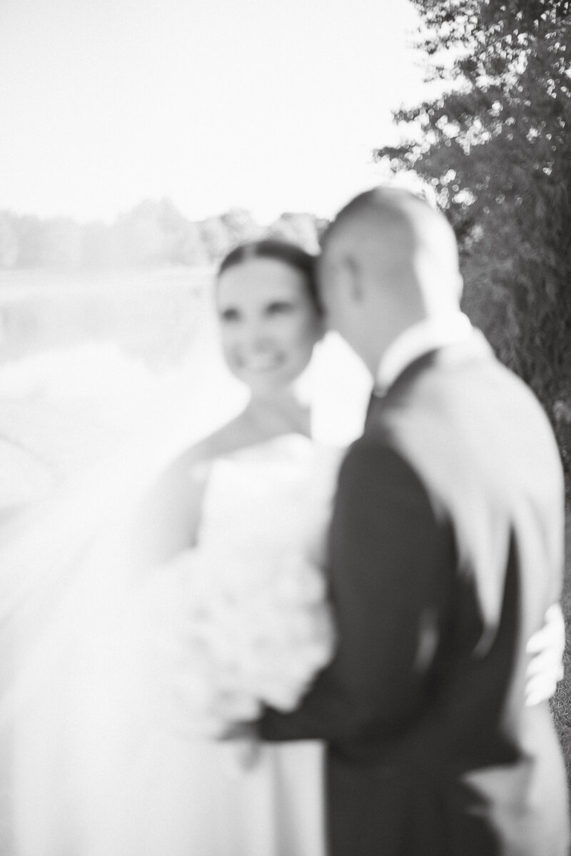 Timeless Black & White Wedding on Golf Course-25