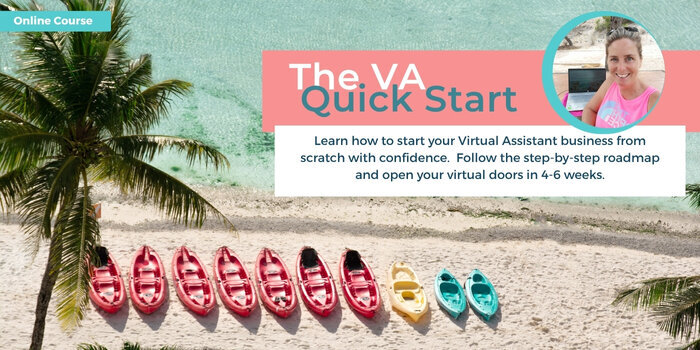 Learn how to start your Virtual Assistant business from scratch with confidence.  Follow the step-by-step roadmap and open your virtual doors in 4-6 weeks.